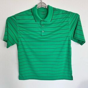 PGA Tour Men’s Green Striped Golf Polo

Size XL